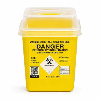 Sharps Bin Yellow 0.3L